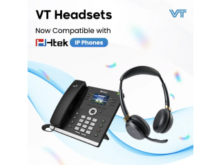 Гарнитуры VT теперь совместимы с IP-телефонами Htek